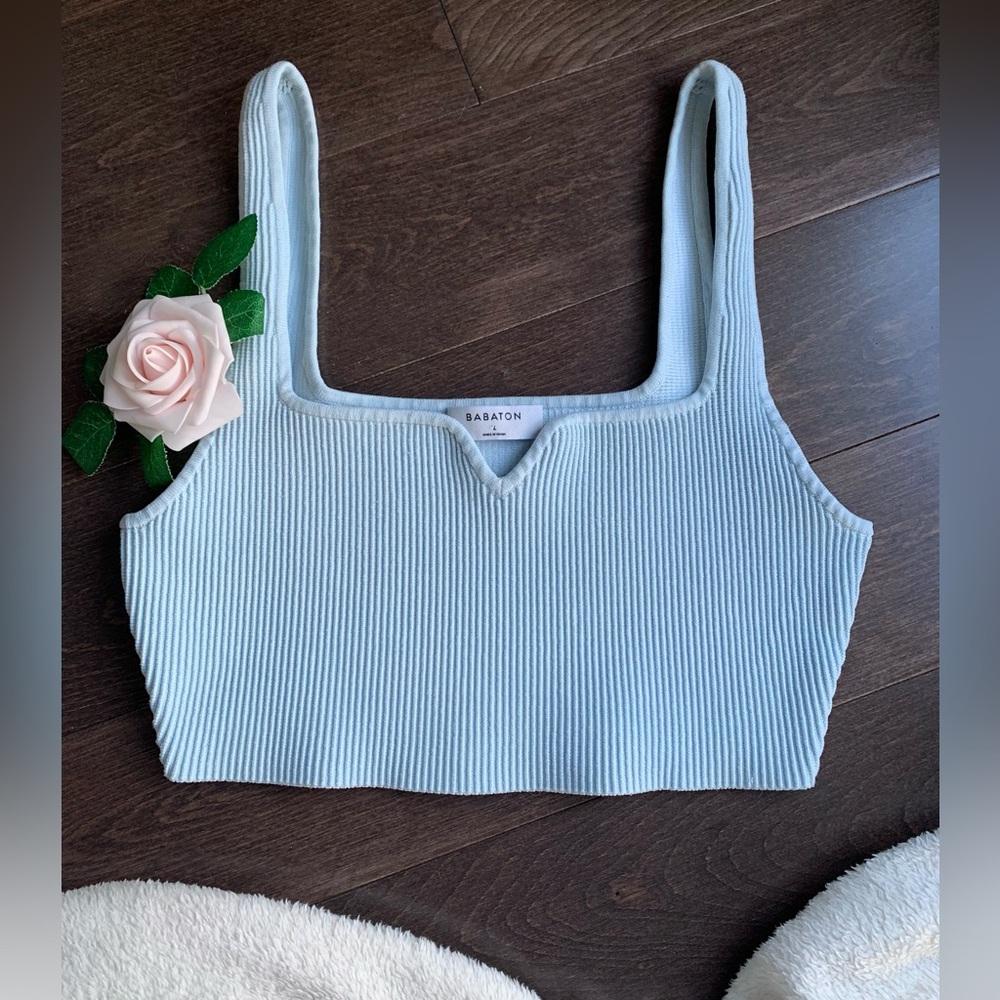 Babaton Sculpt Knit Notch Tank